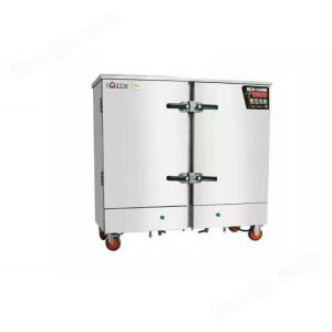 深圳食堂電汽兩用雙門蒸飯柜24盤廠家